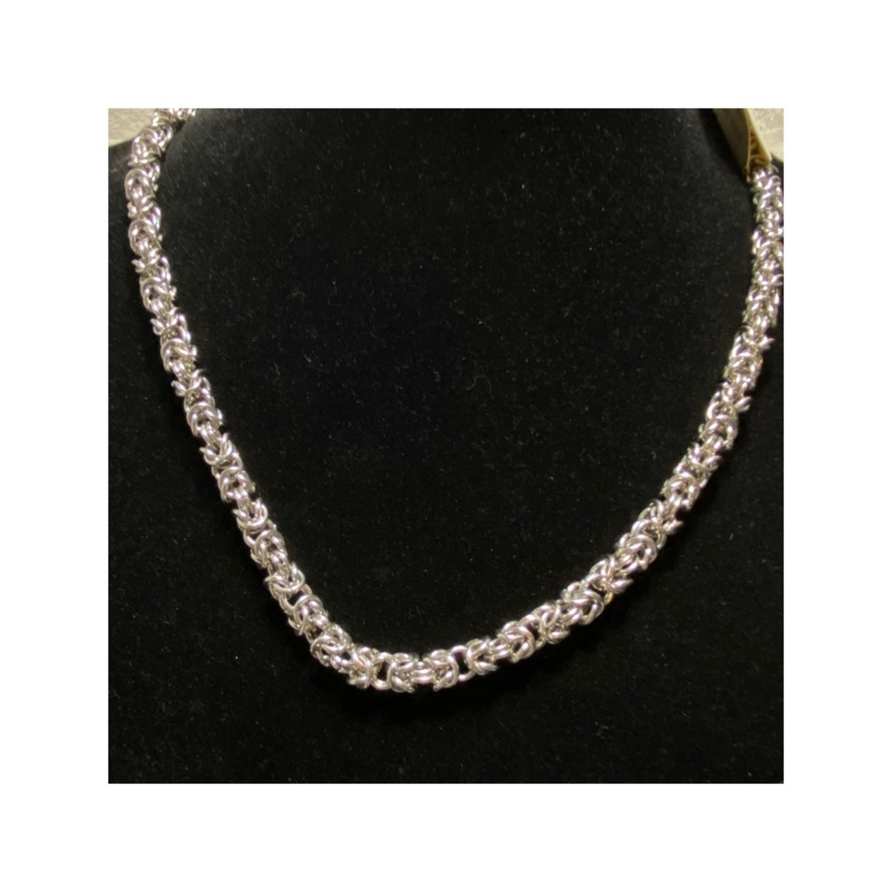 .25” Thick Silver Necklace 20”